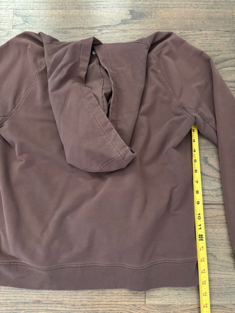 Men's Crewneck Pullover Sweater in Deep Brown - Picture 9 of 10